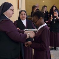 Professione temporanea di Suor Marrion Asiimwe e Suor Mary Mongina Magata