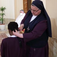 Professione temporanea di Suor Marrion Asiimwe e Suor Mary Mongina Magata